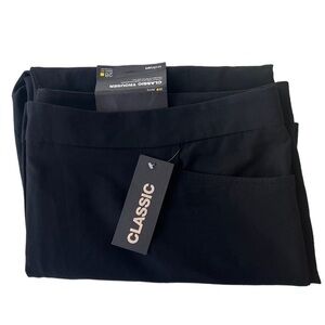 Lane Bryant Wide Leg Right Fit Technology Black‎ Classic Trouser Dress Pants